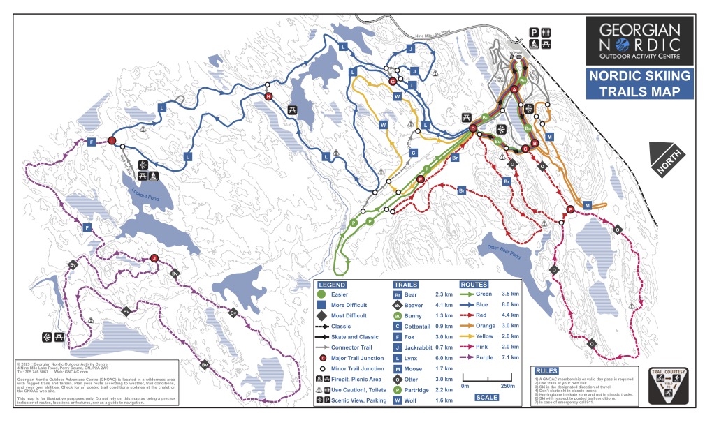 Georgian Nordic Trail Maps